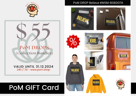 55 US$ PoM Gift Card - 2024 PoM Drops (Collection bundles)