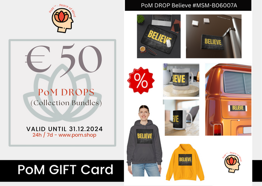 50 EUR PoM Gift Card - 2024 PoM Drops (Collection bundles)