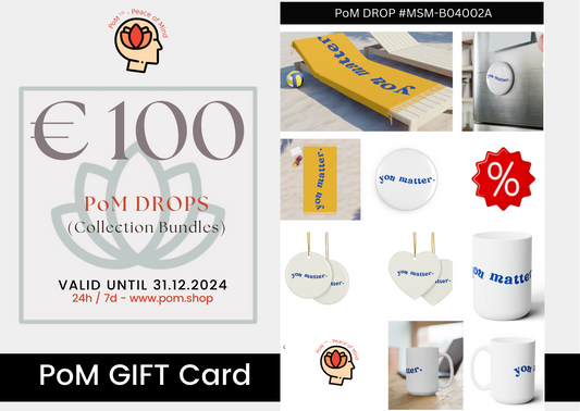 100 EUR PoM Gift Cards - 2024 PoM Drops (Collection bundles)