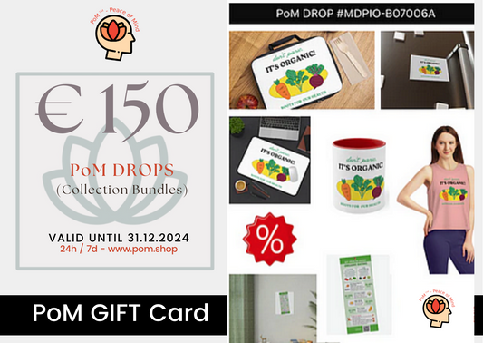 150 EUR PoM Gift Cards - 2024 PoM Drops (Collection bundles)