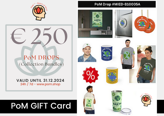 250 EUR PoM Gift Cards - 2024 PoM Drops (Collection bundles)