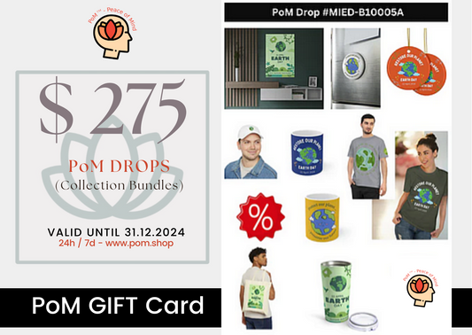 275 US$  PoM Gift Cards - 2024 PoM Drops (Collection bundles)