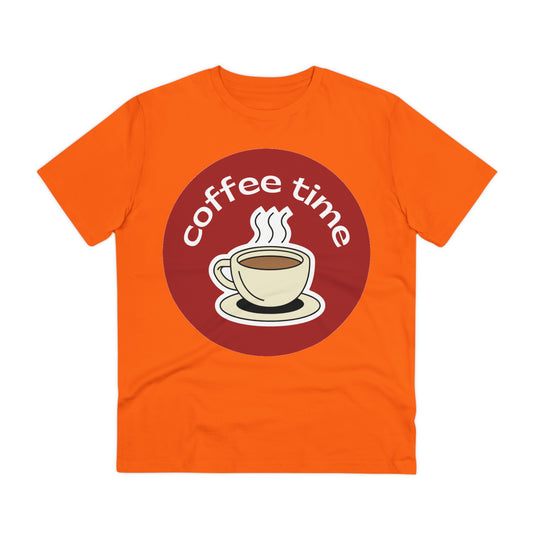 PoW's (hand brewed) coffee series ... Coffee Time (100% Organic CottonT-shirt - Unisex, 10 sizes and 12 colours)